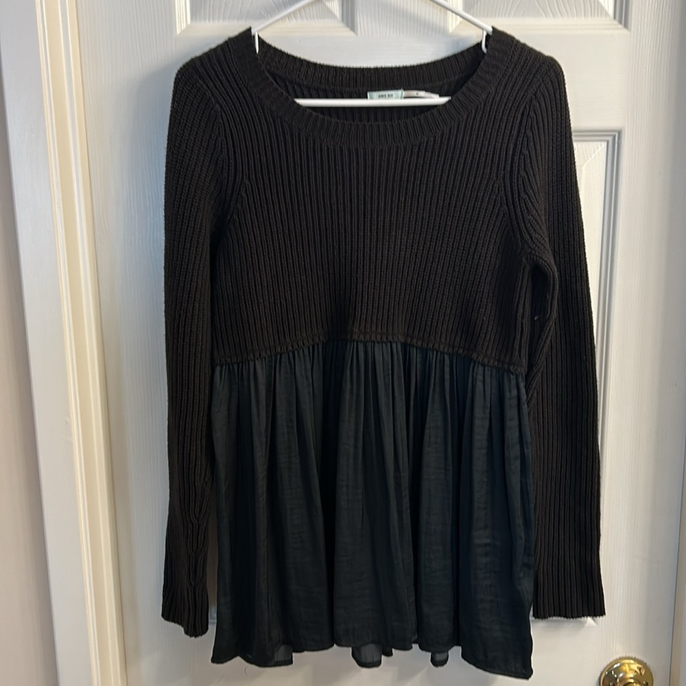 NWOT KIMCHI BLUE black sweater top